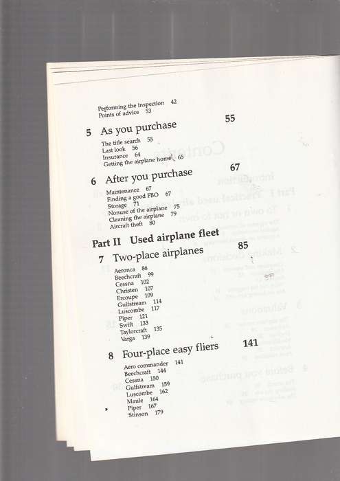 Used Airplanes - A buyers Guide by Bill Clarke