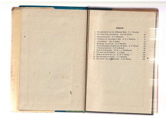 Kristalle - Keur essays - 1952 - samesteller Martin Serfontein - Geskenkboek reeks