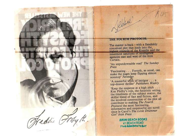 The Fourth Protocol - Frederick Forsyth - a plan to tumble Britain into a revolution