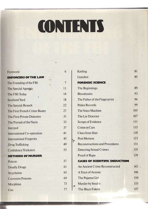 The crime busters - Angus Hall - The FBI - Scotland Yard - Interpol  - origines and biggest cases