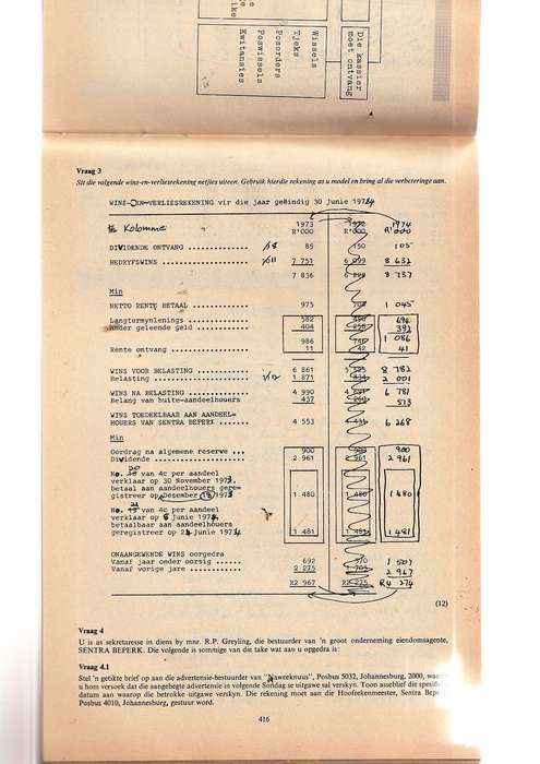 Vintage TIK VIR GEVORDERDERDE STUDENTE handboek (Eksteen Allen Uys) Vir versamelaars