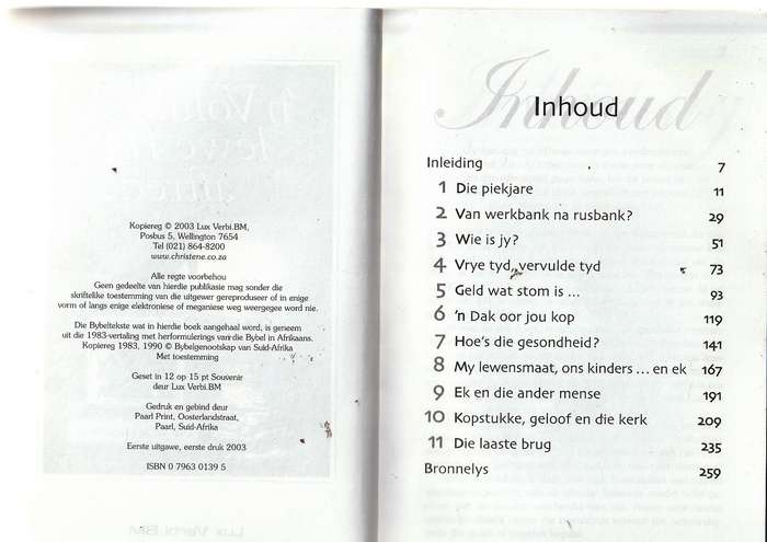 n Voluit lewe na Aftrede - Johan Smit