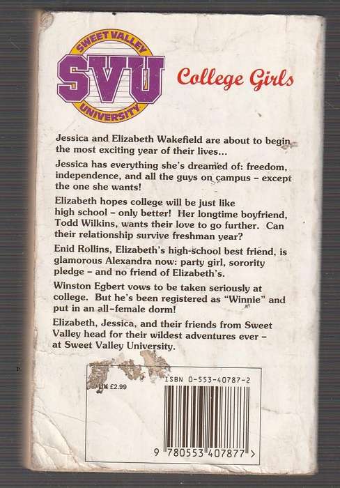 College Girls - Francine Pascal - Sweet Valley University no 1