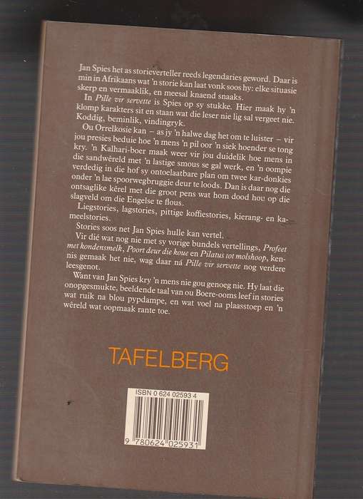 Pille vir Servette - Jan Spies vertellings nr 4