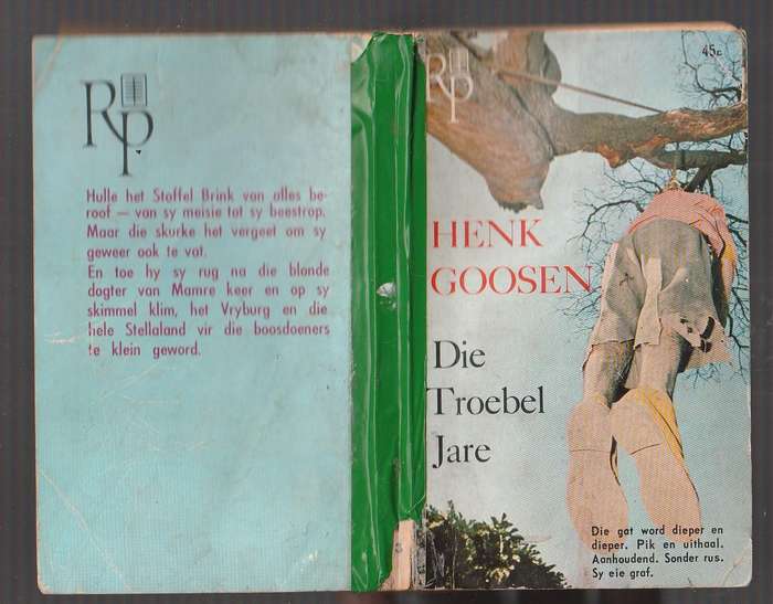 Die troebel jare - Henk Goosen - RP boek nr 3