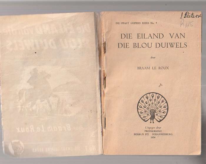 Die Eiland van die Blou Duiwels - Braam Le Roux - Swart Luiperd nr 7 - Pronk