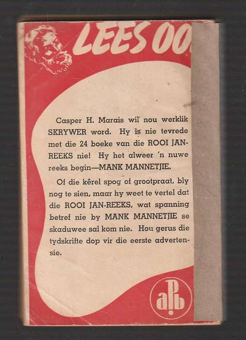 Rooi Jan nr 8 APB 1948 - Deur vloedwaters en vlamme - Casper H Marais