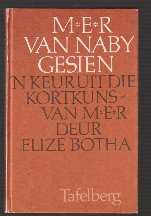 N keur uit die kortkuns van MER deur Elize Botha