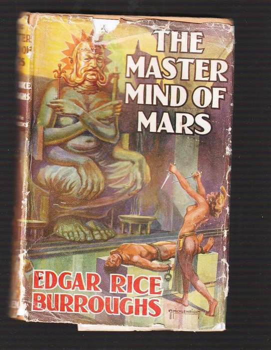 The mastermind of Mars - ER Burroughs - Martian series / John Carter crossover - Hardcover 50's