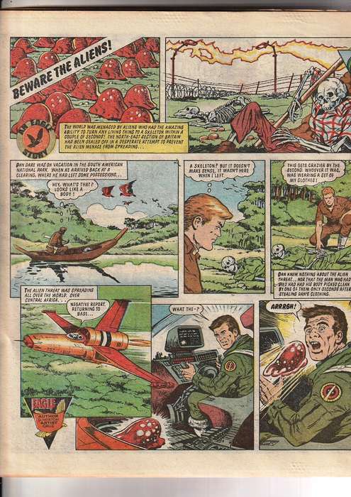 Eagle & Tiger Bronze age comic no 163 4 May 1985
