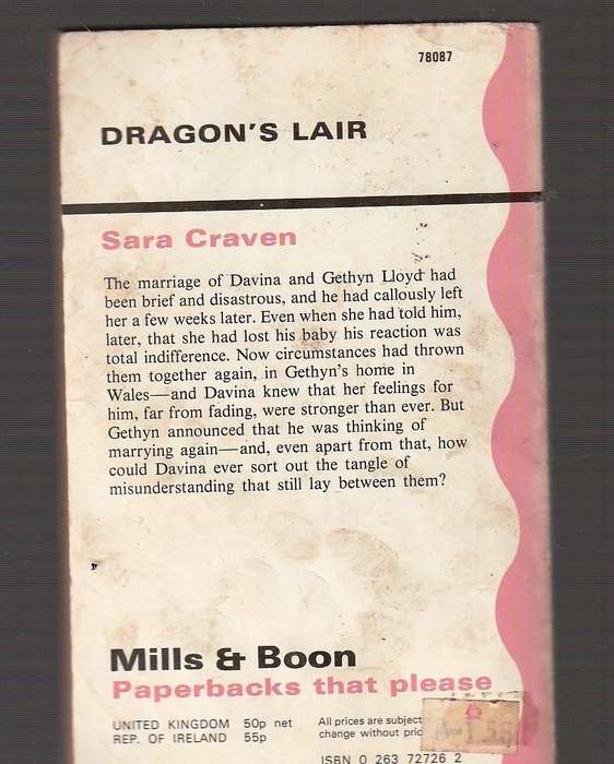 Dragon's Liar - Sara Craven - Mills & Boon Romance