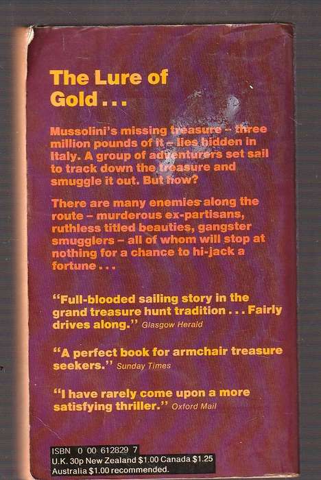 The Golden Keel - Desmond Bagley - The search for Mussolini's treasure