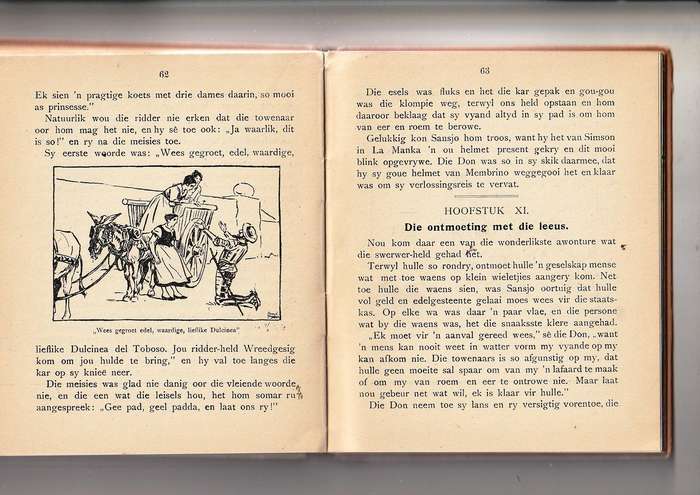 Awonture van die Swerwer-held Don Kwisot - (PAM Brink) skaars 1926 uitgawe