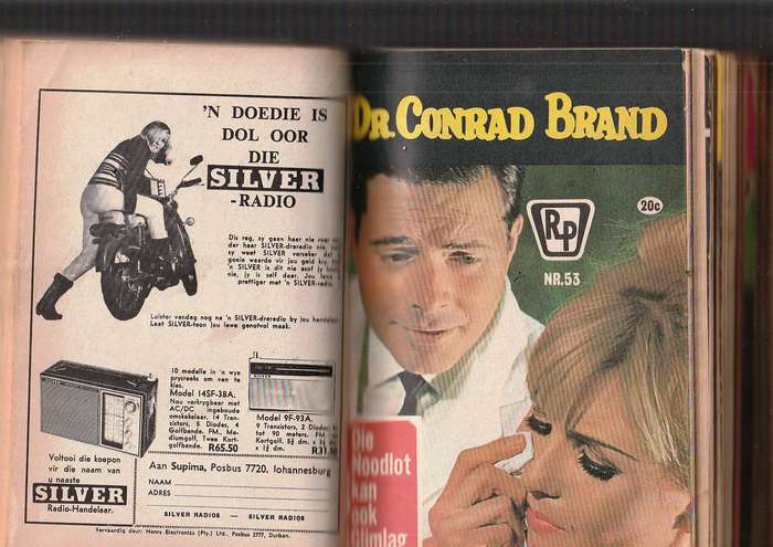 DR Conrad Brand - Bundel netjies gebind van 10 uitgawes 51 tot 60 - Fotoverhaal - Photo Comic - Foto
