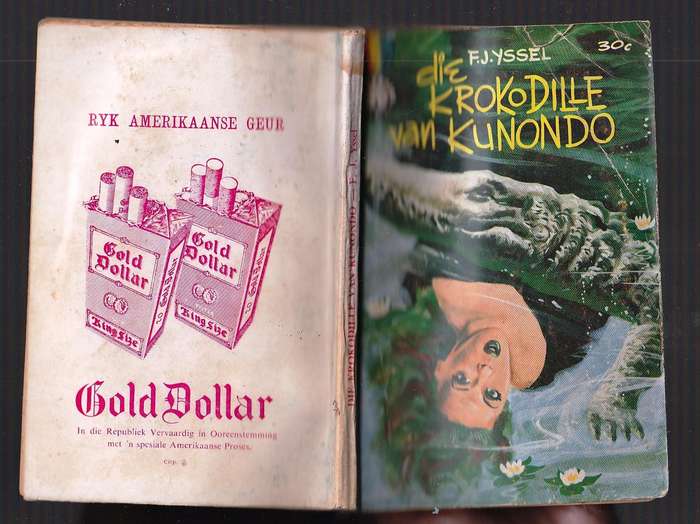 Die Krokodille van Kunondo - FJ Yssel - Pronk boek - Avontuur verhaal