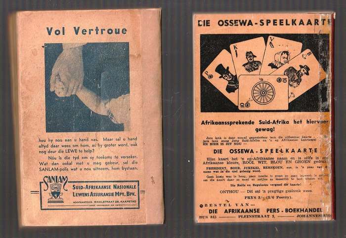 Lot van 4 skaars KAPPIE REEKS boeke - Gister die Heldejare / Nuwe wee / Vuurlinie / Onheil Kransfont