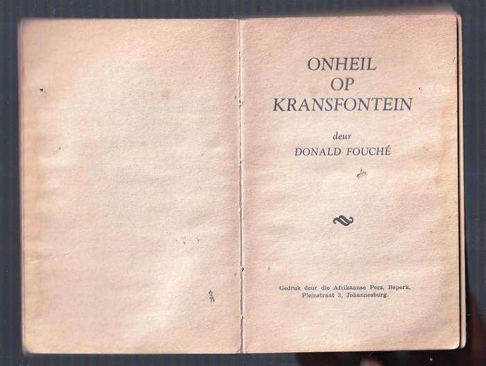 Lot van 4 skaars KAPPIE REEKS boeke - Gister die Heldejare / Nuwe wee / Vuurlinie / Onheil Kransfont