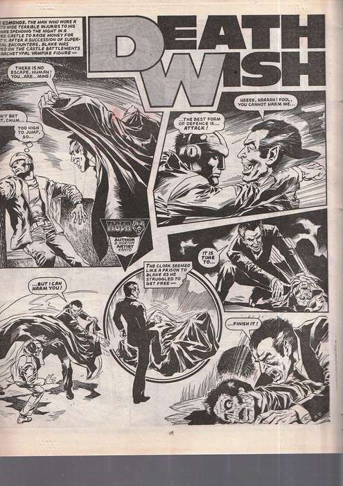 Eagle & Tiger Bronze age comic no 218 - 10 May 1988