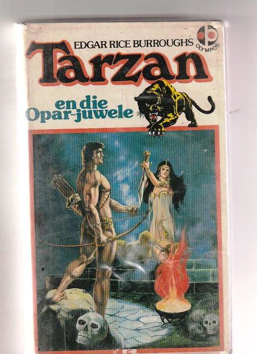 Tarzan en die Opar Juwele - Edgar Rice Burroughs (o) Tarzan nr 5 HARDEBAND uitgawe