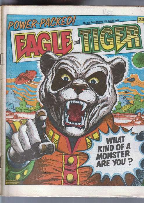 Eagle & Tiger Bronze age comic no 178 - 17 Aug 1985