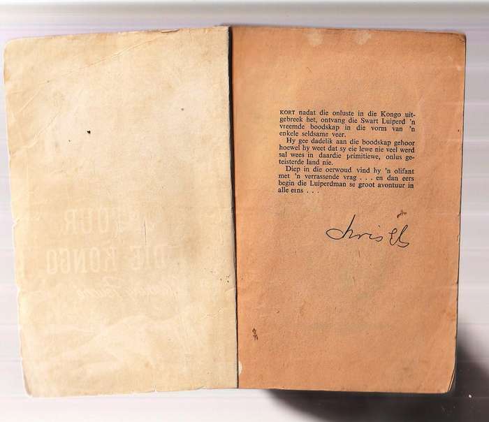 Avontuur in die Kongo - Mering Fouche - Pronk Boek - Swart Luiperd reeks