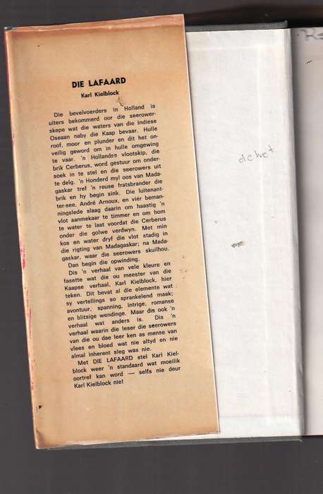 Die Lafaard - Karl Kielblock - Ou Kaapse verhaal