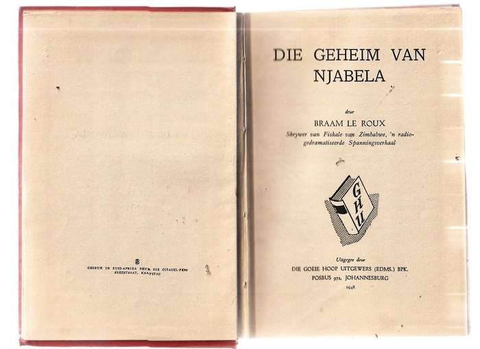 Die geheim van Njabela - Braak Le Roux - Dr Droom reeks
