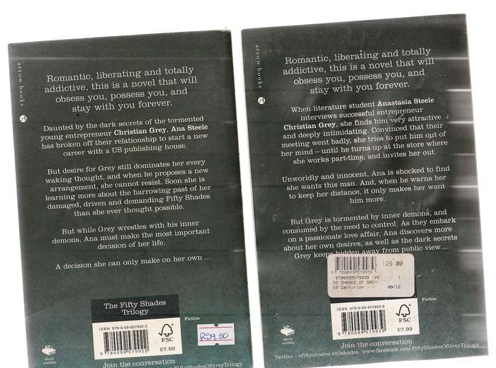 Lot of 3 - Fifty Shades - EL James - Grey / Darker / Freed