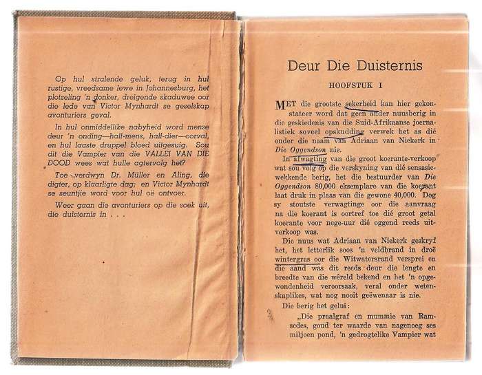 Deur die Duisternis - Adriaan Roodt - APB 1942 - Verlore Vallei Reeks