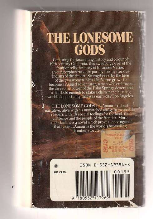 The Lonesome Gods - Louis LAmour - Western