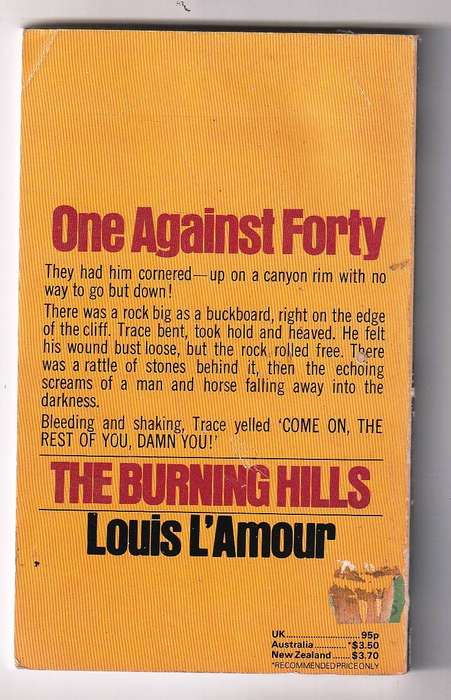 The burning Hills - Louis LAmour - Western