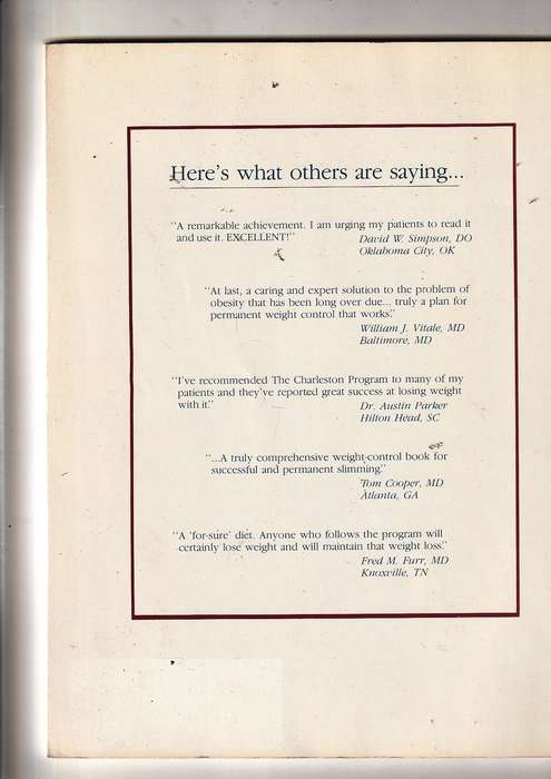 The Charleston Program - Johnson & Linde - The new diet plan