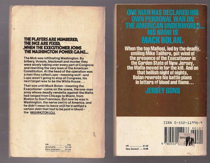 Lot of 10 Mack Bolan (Executioner) Books - see scans
