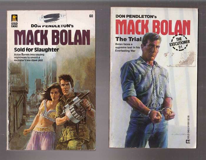 Lot of 10 Mack Bolan (Executioner) Books - see scans