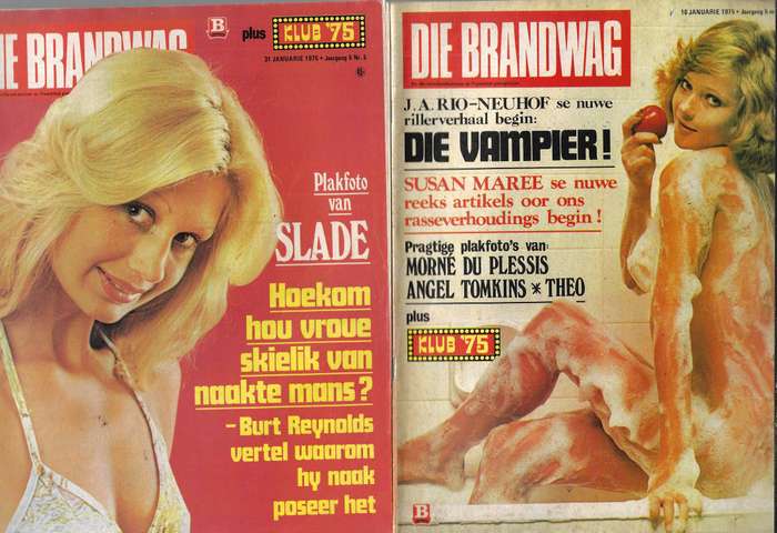 Lot van 5 Brandwag Tydskrifte - 26 7 75 / 18 7 75 / 2 5 75 / 31 1 75 en 10 1 75