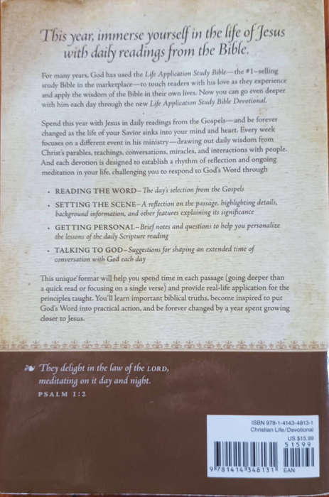 Life Application Study Bible. The Gospels