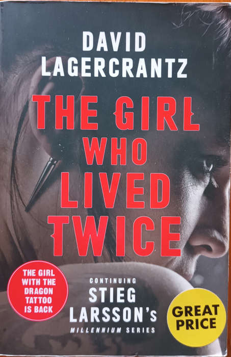 The Girl who lived twice. David Lagercrantz. Soft cover