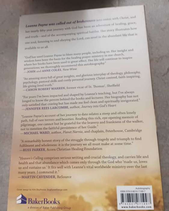 Heaven's Calling. A memoir of one soul's steep ascent. Christian book