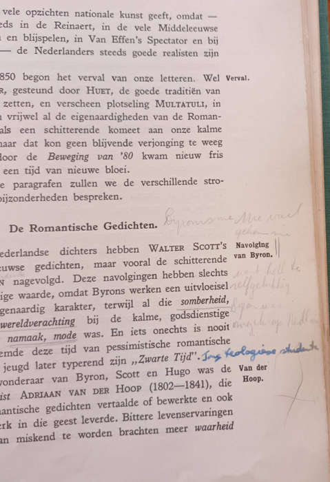 Beknopte Geschiedenis der Nederlandse Letteren door Dr E Rijpma