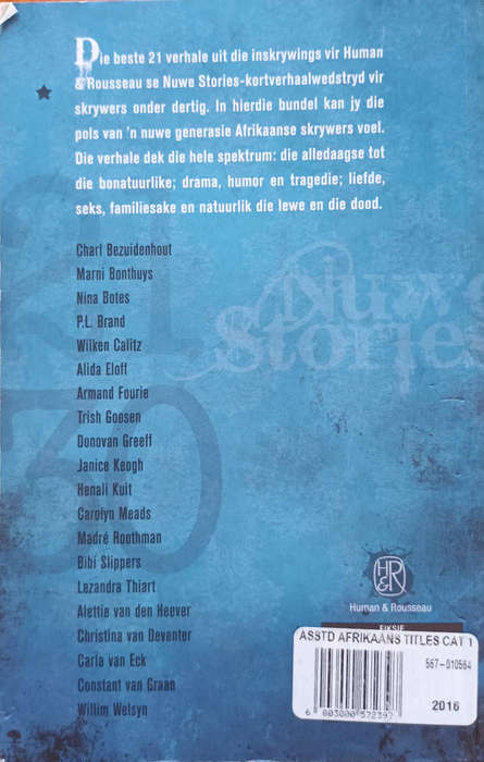 Nuwe Stories saamgstel deur Jeanette  Ferrreira en Suzette Kotze-Myburgh