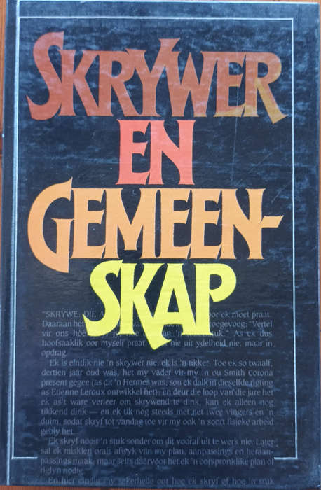 Skrywer en Gemenskap. Red Charles Malan en Bartho Smit