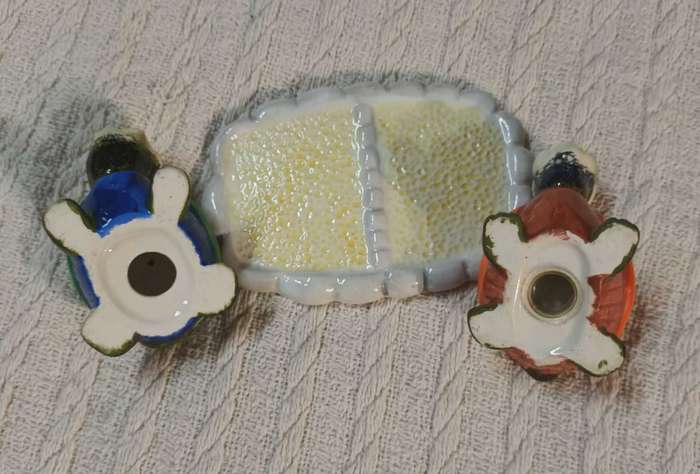 Tortoise salt and pepper set