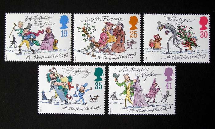GREAT BRITAIN Mint Set - Christmas: Dickens' A Christmas Carol 1993