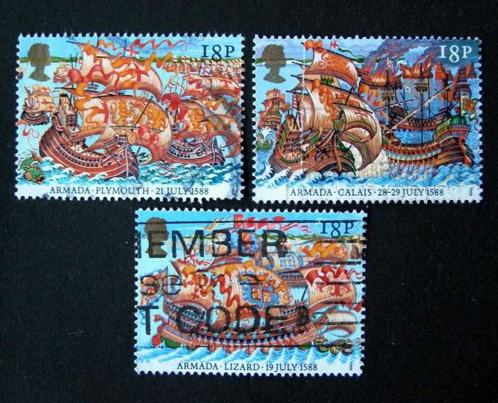 GREAT BRITAIN - 400th Anniv. of the Spanish Armada 1988 //Ships