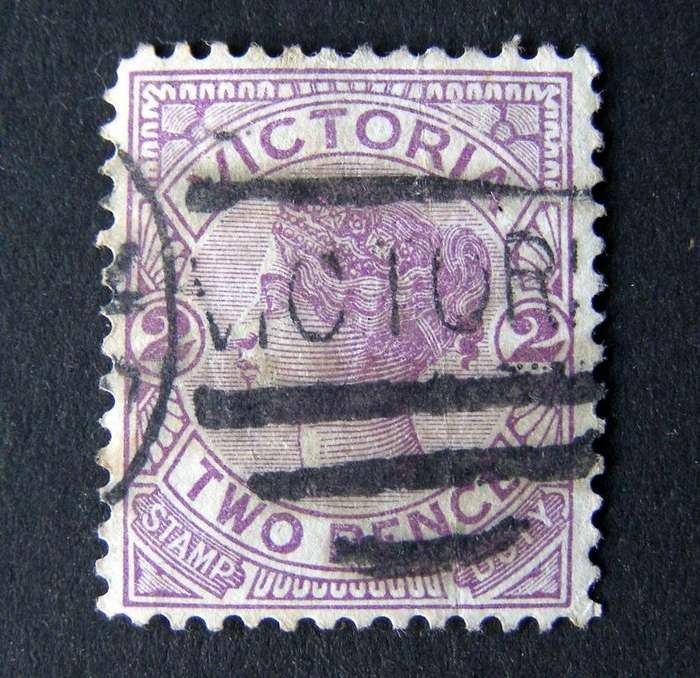 VICTORIA - Queen Victoria (inscribed Stamp Duty) 1884