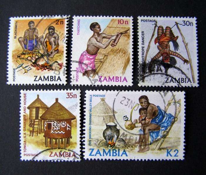 ZAMBIA - Definitive: Native Crafts 1981