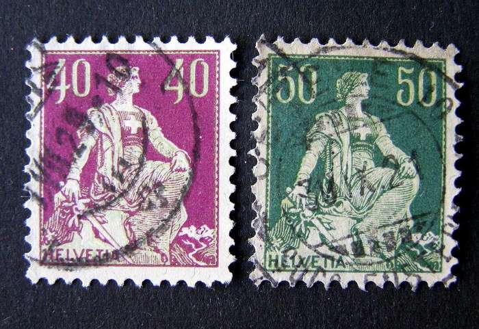 SWITZERLAND - Helvetia 1908