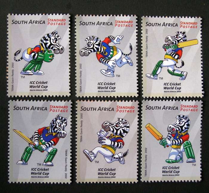 SOUTH AFRICA Mint Set - ICC Cricket World Cup 2002