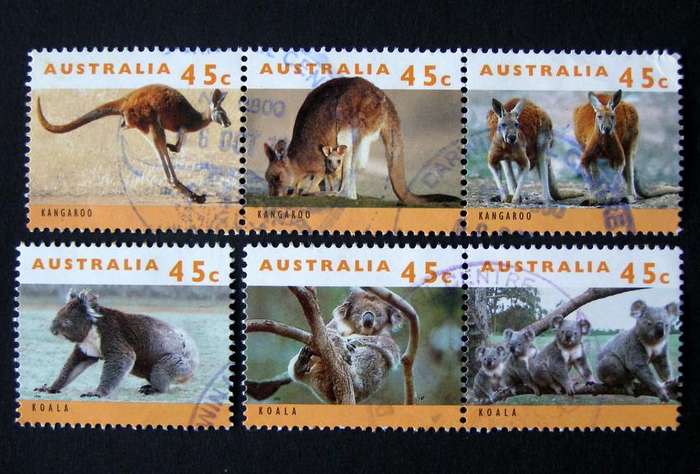 AUSTRALIA Set - Wildlife (ordinary perfs) 1994