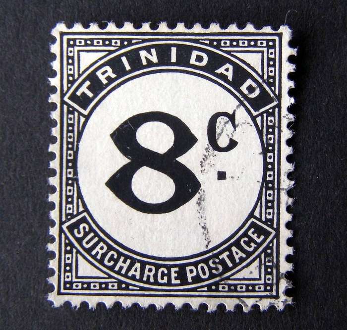 TRINIDAD & TOBAGO - 8c. Postage Due 1947